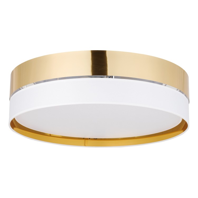HILTON WHITE/GOLD Lampa sufitowa 4 600 4773 TK Lighting Biały Złoty, Biały