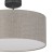 RONDO LINEN Lampa sufitowa 4 400 6247 TK Lighting Czarny Len, Biały