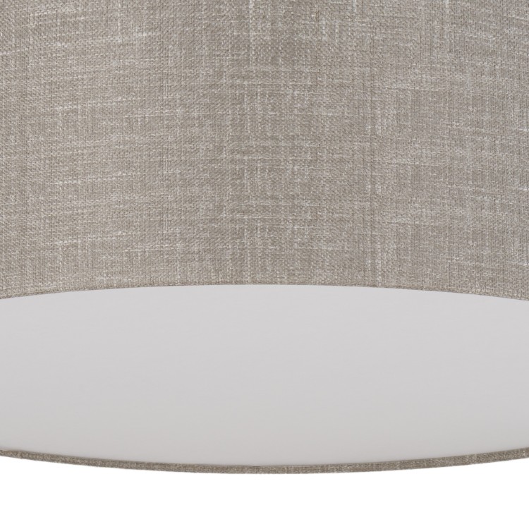 RONDO LINEN Lampa sufitowa 4 400 6247 TK Lighting Czarny Len, Biały