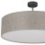 RONDO LINEN Lampa sufitowa 4 600 6248 TK Lighting Czarny Len, Biały
