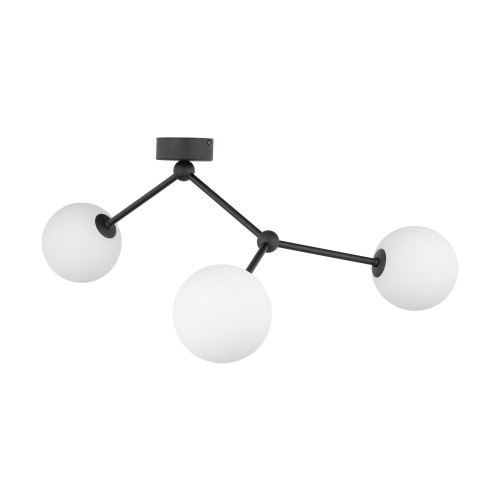 FAIRY BLACK Lampa sufitowa 3 4854 TK Lighting Czarny Biały