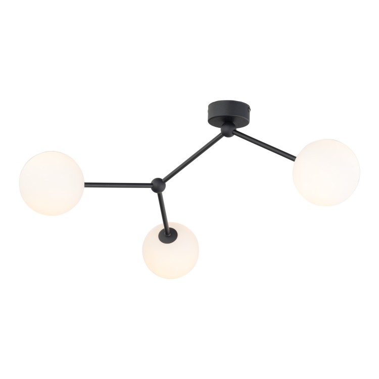 FAIRY BLACK Lampa sufitowa 3 4854 TK Lighting Czarny Biały