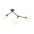 FAIRY BLACK Lampa sufitowa 3 4854 TK Lighting Czarny Biały