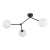 FAIRY BLACK Lampa sufitowa 3 4854 TK Lighting Czarny Biały