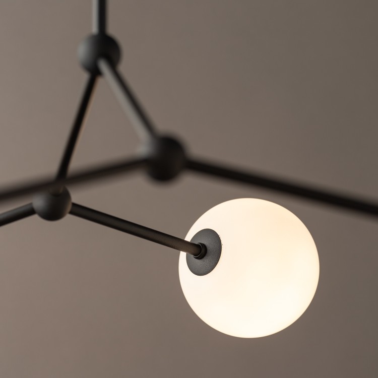 FAIRY BLACK Lampa sufitowa 4 4855 TK Lighting Czarny Biały