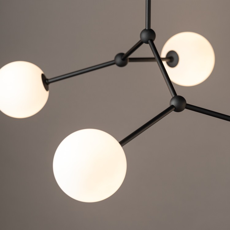 FAIRY BLACK Lampa sufitowa 4 4855 TK Lighting Czarny Biały