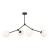 FAIRY BLACK Lampa sufitowa 4 4855 TK Lighting Czarny Biały