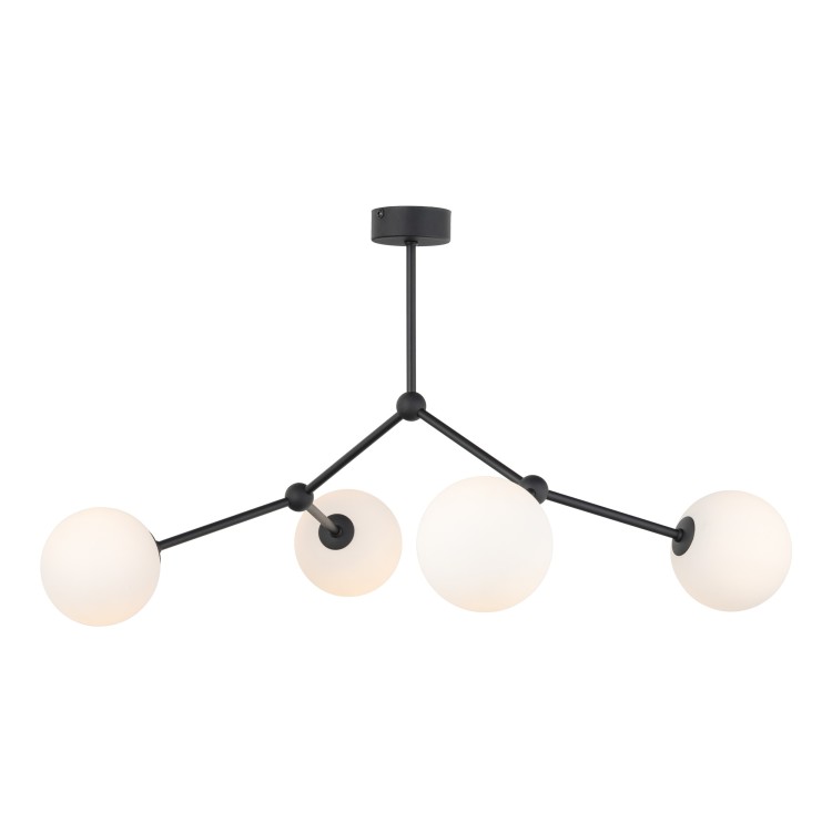 FAIRY BLACK Lampa sufitowa 4 4855 TK Lighting Czarny Biały