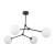 FAIRY BLACK Lampa sufitowa 4 4855 TK Lighting Czarny Biały