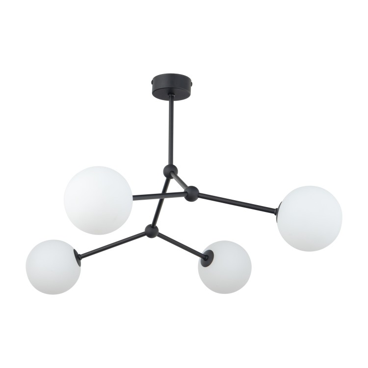 FAIRY BLACK Lampa sufitowa 4 4855 TK Lighting Czarny Biały
