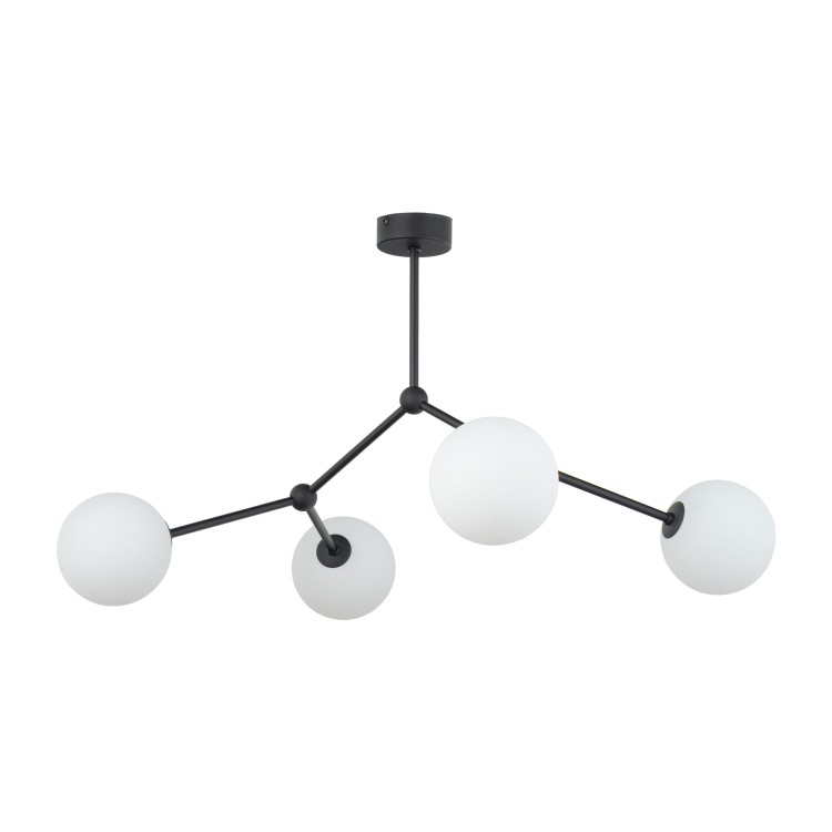FAIRY BLACK Lampa sufitowa 4 4855 TK Lighting Czarny Biały