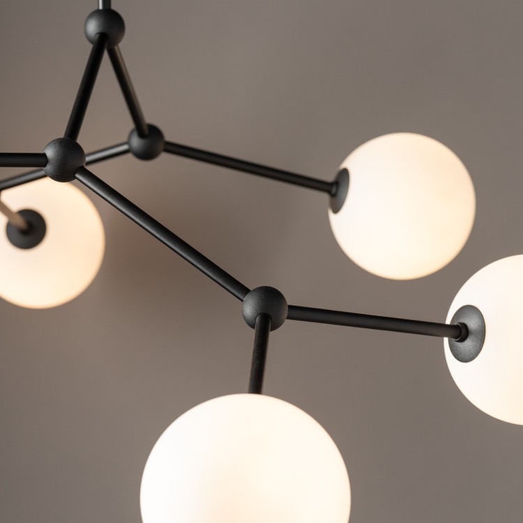 FAIRY BLACK Lampa sufitowa 6 4856 TK Lighting Czarny Biały