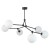FAIRY BLACK Lampa sufitowa 6 4856 TK Lighting Czarny Biały