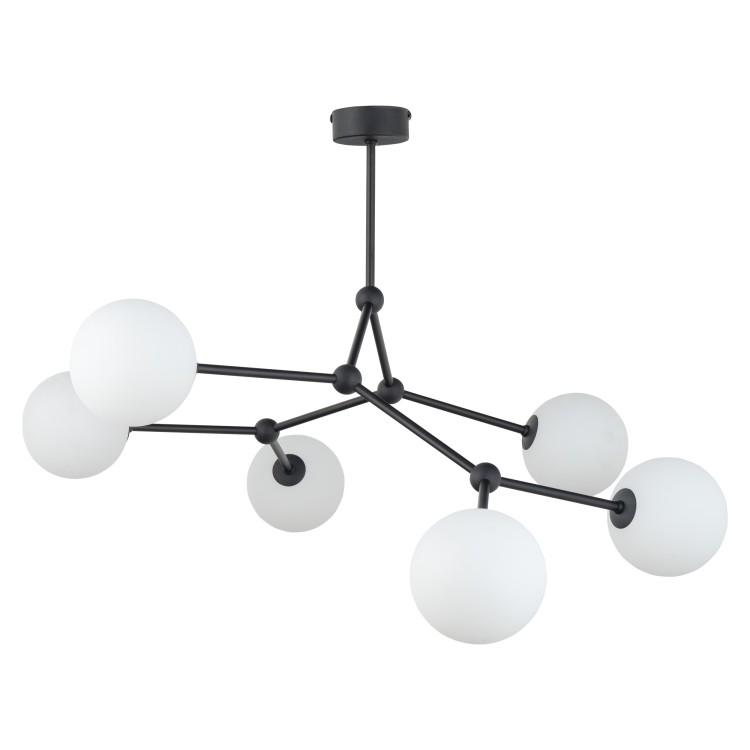 FAIRY BLACK Lampa sufitowa 6 4856 TK Lighting Czarny Biały