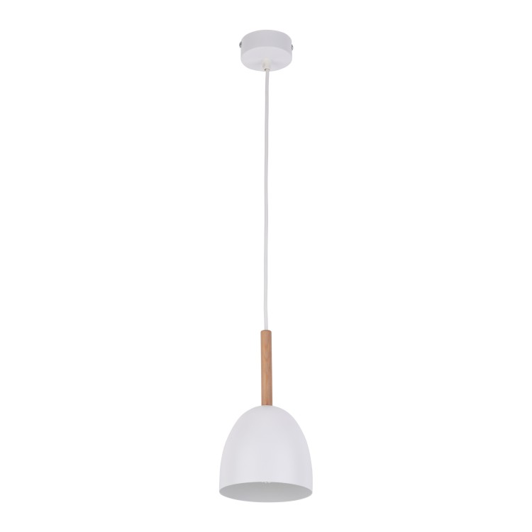 NORD WHITE Lampa wisząca 1 4868 TK Lighting Biały, Sosna Biały