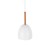 NORD WHITE Lampa wisząca 1 4868 TK Lighting Biały, Sosna Biały