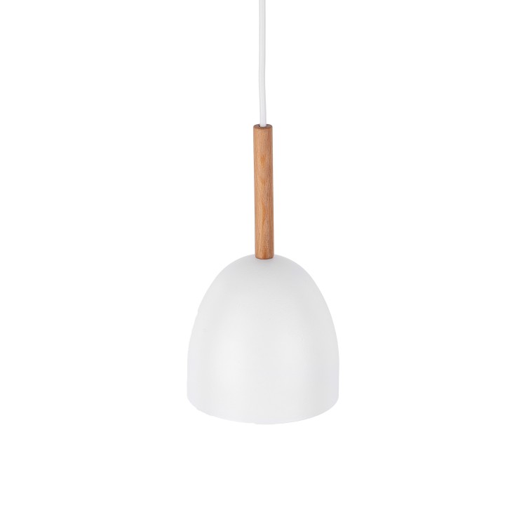 NORD WHITE Lampa wisząca 1 4868 TK Lighting Biały, Sosna Biały