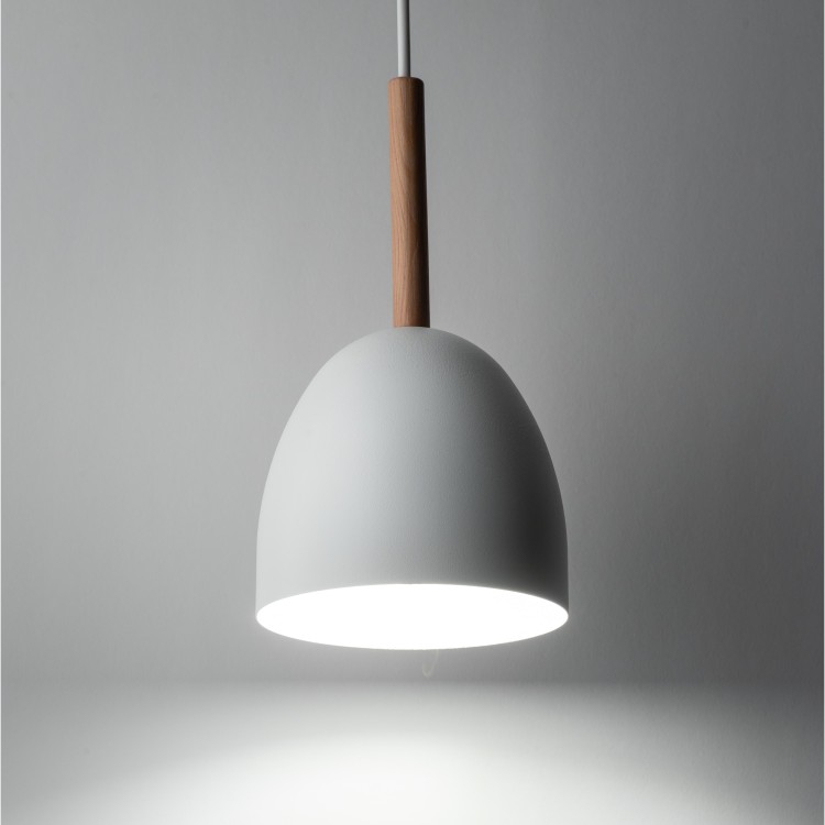NORD WHITE Lampa wisząca 1 4868 TK Lighting Biały, Sosna Biały