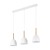 NORD WHITE Lampa wisząca 3 4869 TK Lighting Biały, Sosna Biały