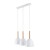 NORD WHITE Lampa wisząca 3 4869 TK Lighting Biały, Sosna Biały