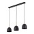 NORD BLACK Lampa wisząca 3 4871 TK Lighting Sosna, Czarny Czarny