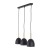 NORD BLACK Lampa wisząca 3 4871 TK Lighting Sosna, Czarny Czarny