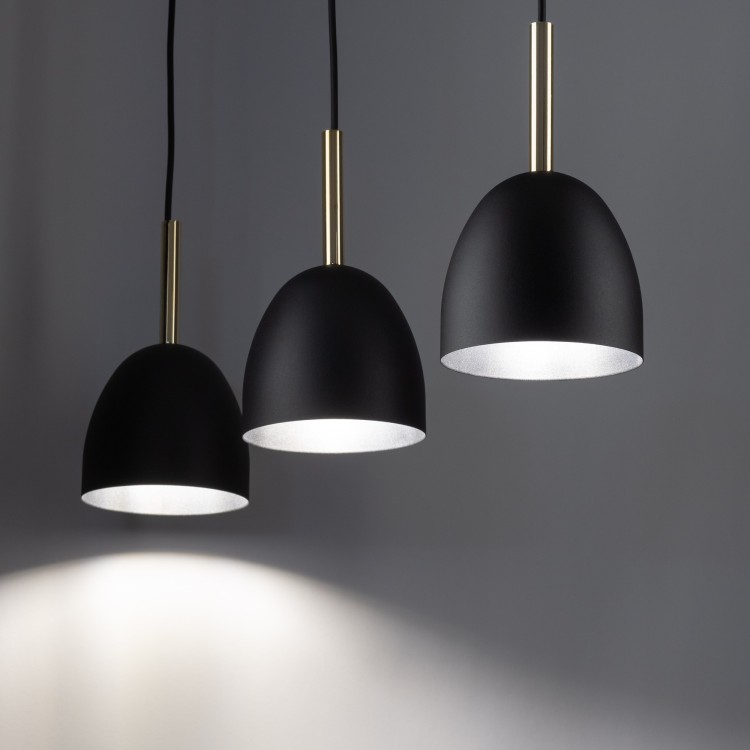 NORD BLACK Lampa wisząca 3 4871 TK Lighting Sosna, Czarny Czarny