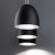 NORD BLACK Lampa wisząca 3 4871 TK Lighting Sosna, Czarny Czarny