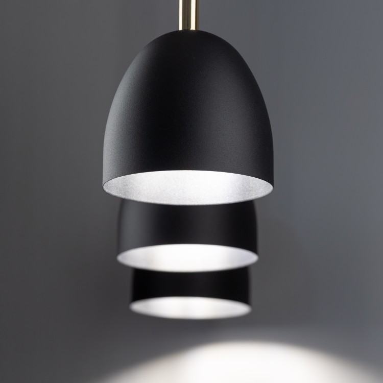 NORD BLACK Lampa wisząca 3 4871 TK Lighting Sosna, Czarny Czarny
