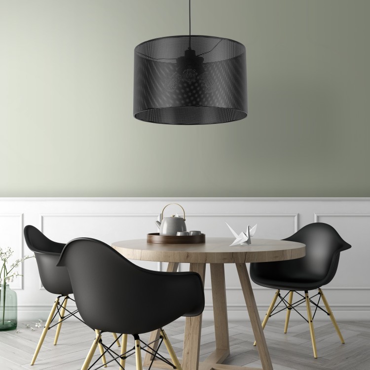 MORENO Lampa wisząca 3 500 4990 TK Lighting Czarny Czarny