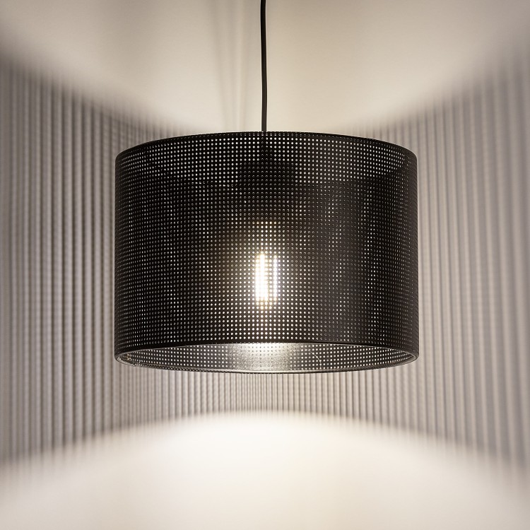 MORENO Lampa wisząca 1 300 4991 TK Lighting Czarny Czarny