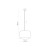 MORENO Lampa wisząca 1 300 4991 TK Lighting Czarny Czarny