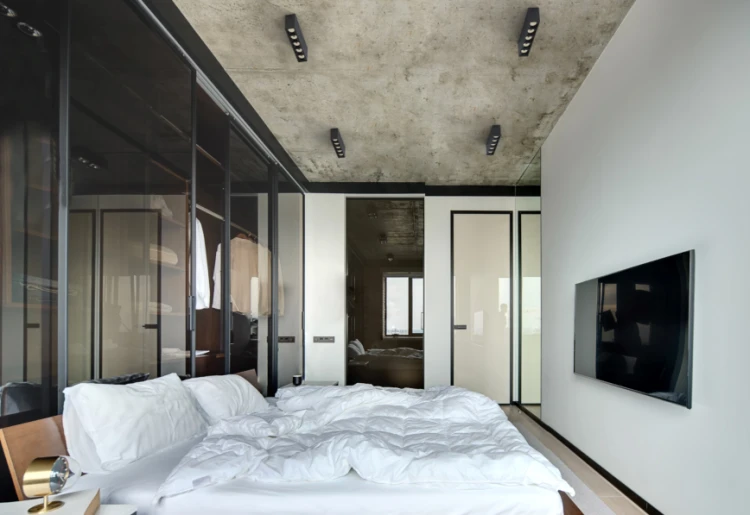 Oprawa kwadratowa Lampa spot punktowa MIDI LED BLACK 10057 NOWODVORSKI Lighting 16W 4000K Loft nowoczesna sufitowa oświetlenie z soczewkami nie oślepia nie oślepiająca barwa dzienna neutralna natynkowa czarna Inspiracje Premium