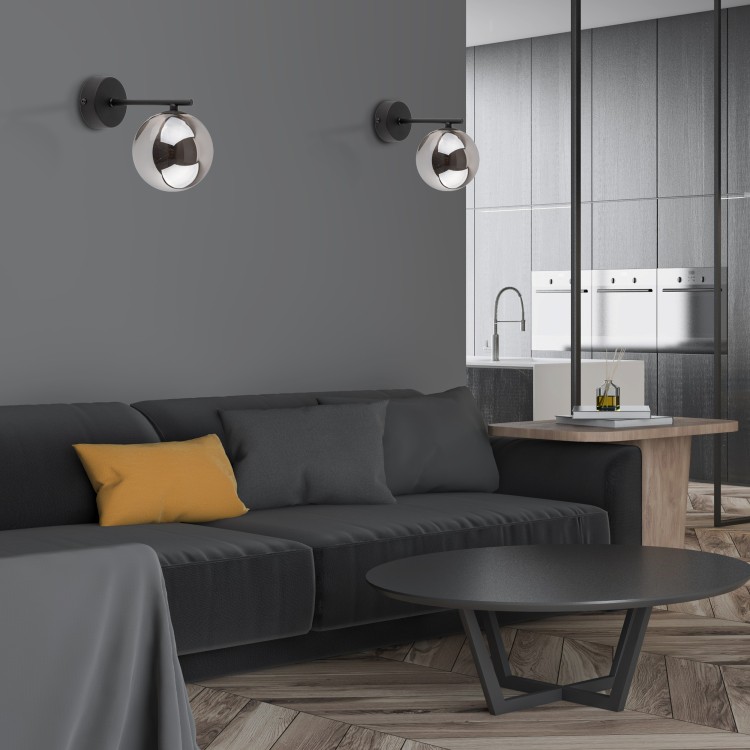 ESTERA BLACK Kinkiet 1 4777 TK Lighting Czarny Grafitowy