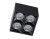 Oprawa kwadratowa Lampa spot punktowa MIDI LED BLACK 10057 NOWODVORSKI Lighting 16W 4000K Loft nowoczesna sufitowa oświetlenie z soczewkami nie oślepia nie oślepiająca barwa dzienna neutralna natynkowa czarna Inspiracje Premium