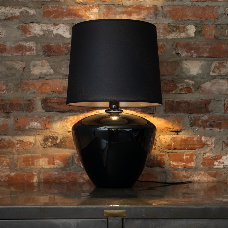 FIORD BLACK Lampka nocna 1 5463 TK Lighting Czarny Czarny