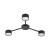 AVIA BLACK Lampa sufitowa 3 4689 TK Lighting Czarny Czarny