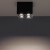 Oprawa kwadratowa Lampa spot punktowa MIDI LED BLACK 10057 NOWODVORSKI Lighting 16W 4000K Loft nowoczesna sufitowa oświetlenie z soczewkami nie oślepia nie oślepiająca barwa dzienna neutralna natynkowa czarna Inspiracje Premium