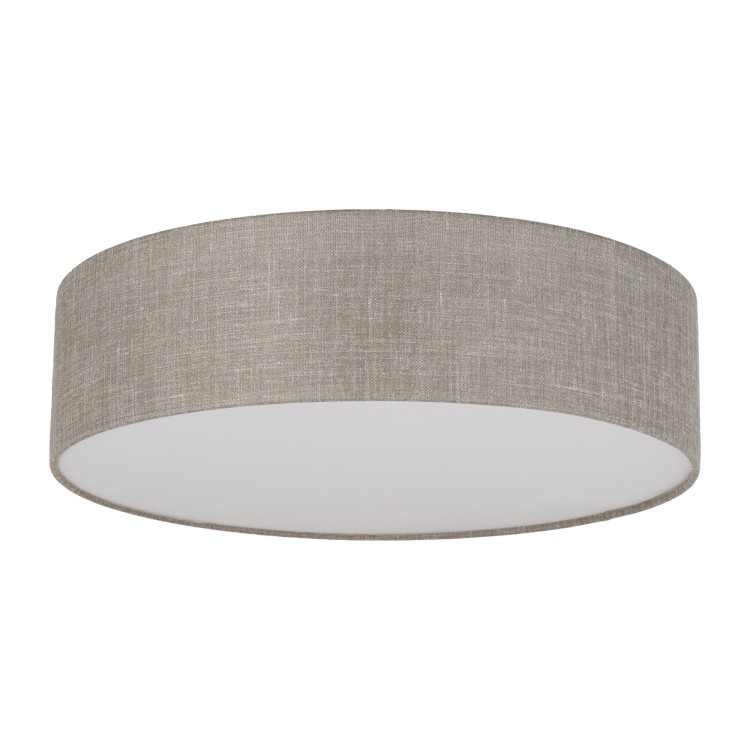 RONDO LINEN Lampa sufitowa 4 600 5637 TK Lighting Biały Len, Biały