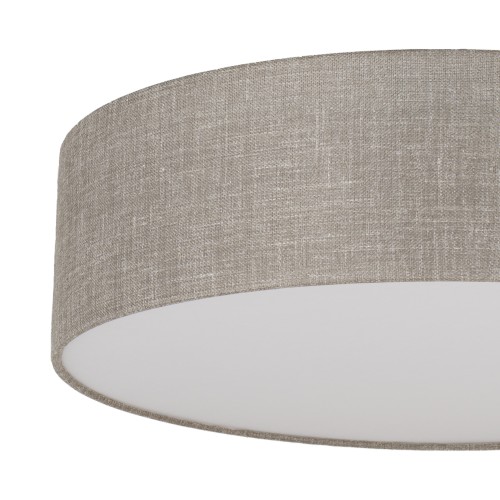 RONDO LINEN Lampa sufitowa 4 600 5637 TK Lighting Biały Len, Biały