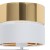 HILTON WHITE/GOLD Kinkiet 2  E27 + LED 5361 TK Lighting Złoty, Biały Złoty, Biały
