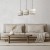 ECO Lampa wisząca 3 Listwa 5771 TK Lighting Sosna, Czarny Len, Beżowy