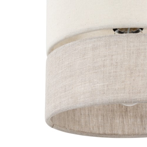 ECO Lampa wisząca 1 200 5770 TK Lighting Sosna, Czarny Len, Beżowy