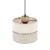 ECO Lampa wisząca 1 200 5770 TK Lighting Sosna, Czarny Len, Beżowy