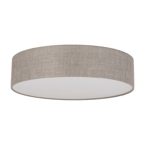 RONDO LINEN Lampa sufitowa 6 780 5638 TK Lighting Biały Len, Biały