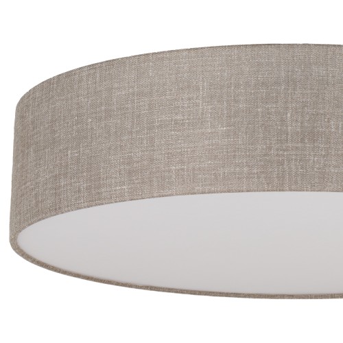 RONDO LINEN Lampa sufitowa 6 780 5638 TK Lighting Biały Len, Biały