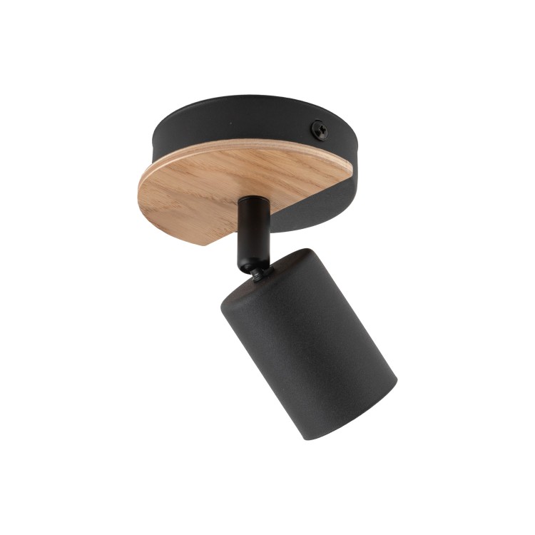 COVER WOOD Lampa sufitowa 1 4673 TK Lighting Orzech, Czarny Czarny
