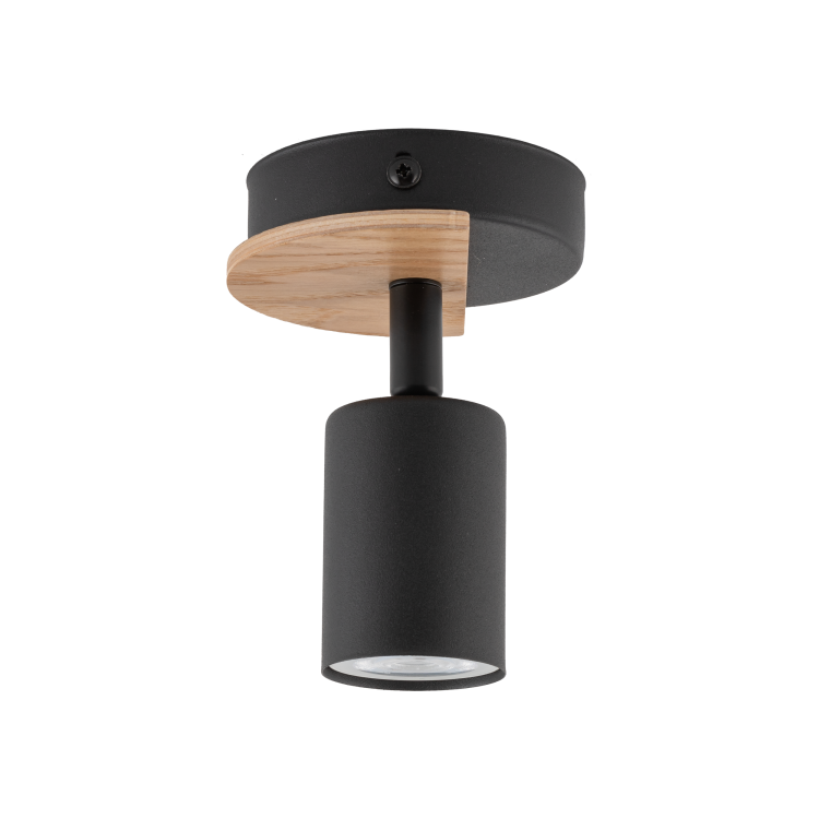 COVER WOOD Lampa sufitowa 1 4673 TK Lighting Orzech, Czarny Czarny