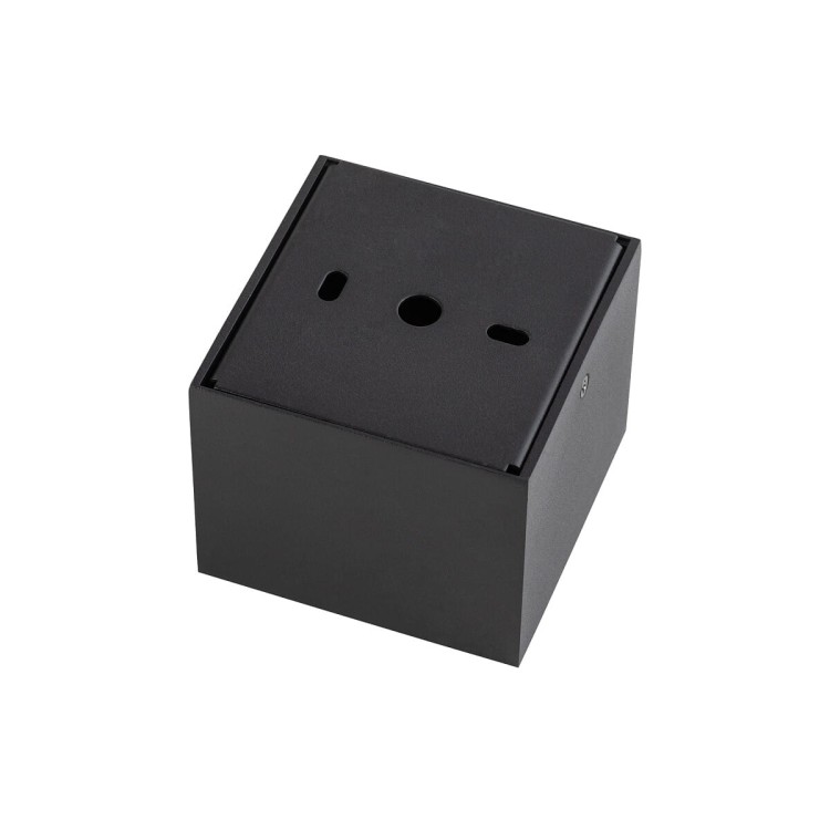 Oprawa kwadratowa Lampa spot punktowa MIDI LED BLACK 10054 NOWODVORSKI Lighting 16W 3000K Loft nowoczesna sufitowa oświetlenie z soczewkami nie oślepia nie oślepiająca barwa ciepła ciepło biała natynkowa czarna Inspiracje Premium