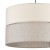 ECO Lampa wisząca 3 5773 TK Lighting Czarny Len, Beżowy